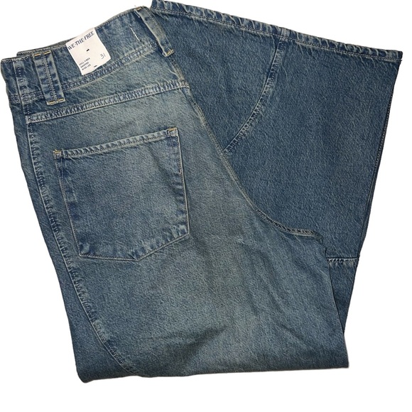 We The Free Chill Vibes Dropped Leg Jeans sz 31 - Picture 3 of 3